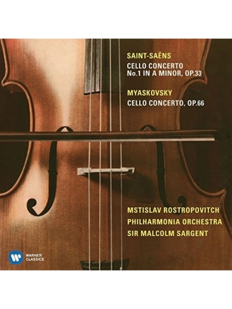 Miaskovsky: Cello Concerto, Op. 66. Saint-Saens: Cello Concerto No. 1, Op. 33