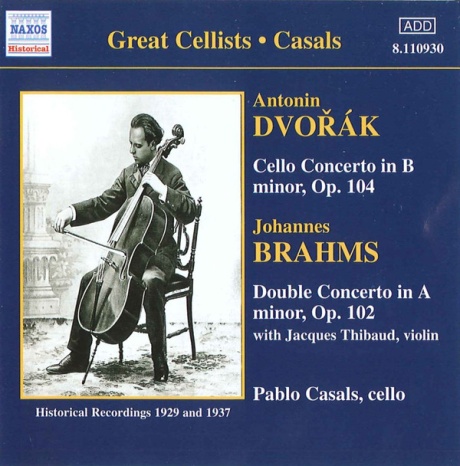 Casals: Dvorak. Brahms;
