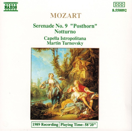 Mozart: Serenade No. 9 Posthorn / Notturno