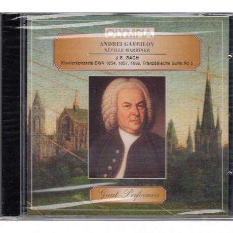 Музыкальный cd (компакт-диск) И.С. Бах: Концертные Произведения Для Клавира обложка