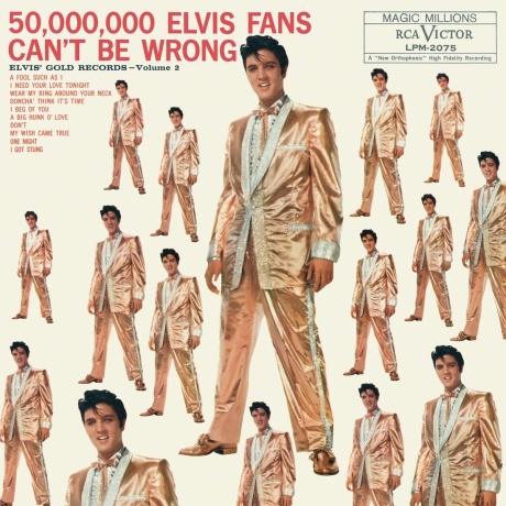 Виниловая пластинка 50,000,000 Elvis Fans Can'T Be Wrong (Elvis' Gold Records, Vol. 2)  обложка