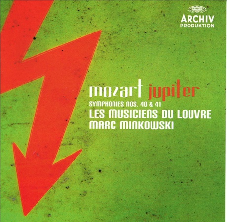 Музыкальный cd (компакт-диск) Mozart: Symphonies Nos. 40 & 41 обложка