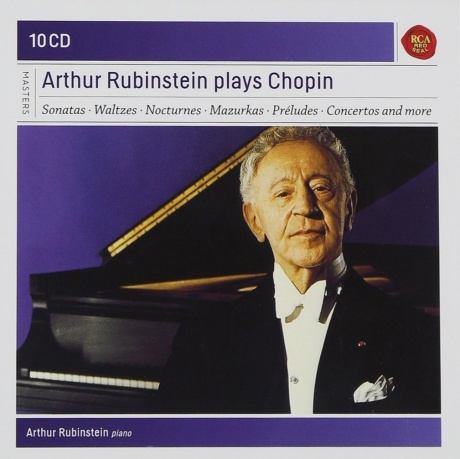 Музыкальный cd (компакт-диск) Rubinstein Plays Chopin обложка