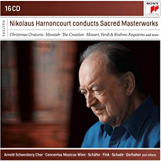 Музыкальный cd (компакт-диск) Nikolaus Harnoncourt Conducts Sacred Masterworks обложка