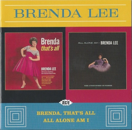 Музыкальный cd (компакт-диск) Brenda, That'S All / All Alone Am I обложка