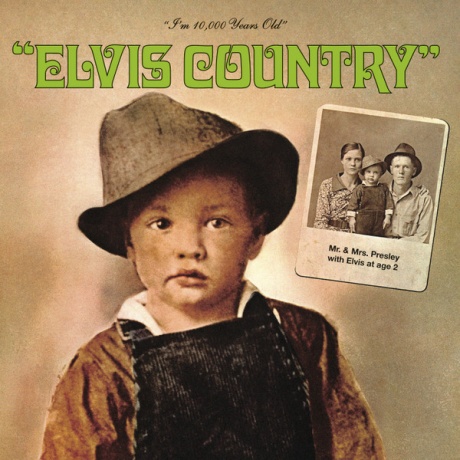 Музыкальный cd (компакт-диск) Elvis Country обложка