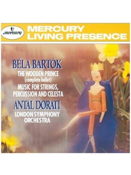 Музыкальный cd (компакт-диск) Bartok: The Wooden Prince/ Music For Strings обложка