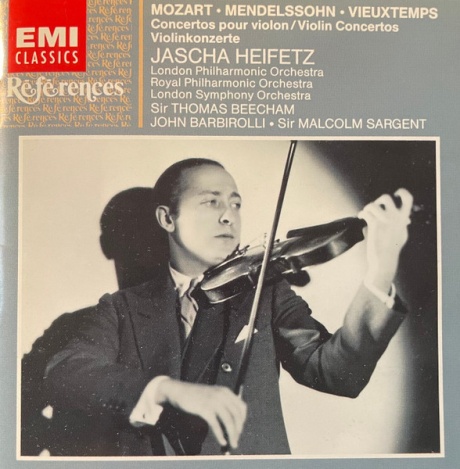 Музыкальный cd (компакт-диск) Mozart, Mendelssohn, Vieuxtemps: Concertos Pour Violon обложка