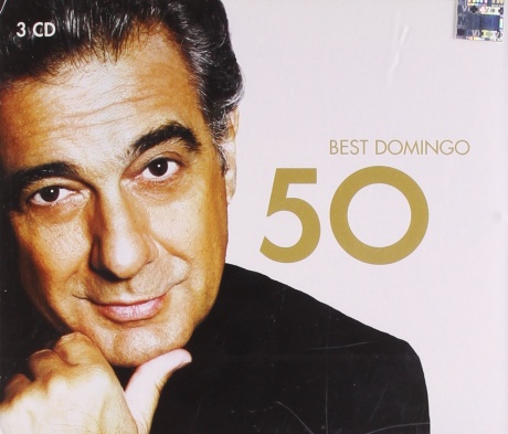 Музыкальный cd (компакт-диск) 50 Best Placido Domingo обложка