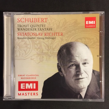Музыкальный cd (компакт-диск) Schubert: Trout Quintet / Wanderer Fantasy обложка