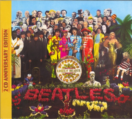 Музыкальный cd (компакт-диск) Sgt. Pepper's Lonely Hearts Club Band обложка