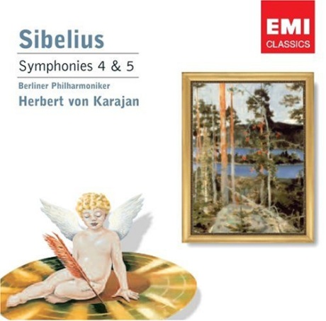 Музыкальный cd (компакт-диск) Sibelius: Symphonies 4 & 5 обложка