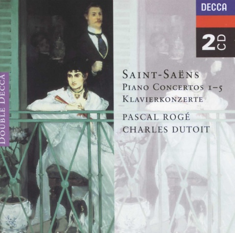 Музыкальный cd (компакт-диск) Saint-Saens: Piano Concertos Nos. 1-5 обложка