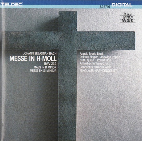 Музыкальный cd (компакт-диск) J.S. Bach: Mass In B Minor обложка
