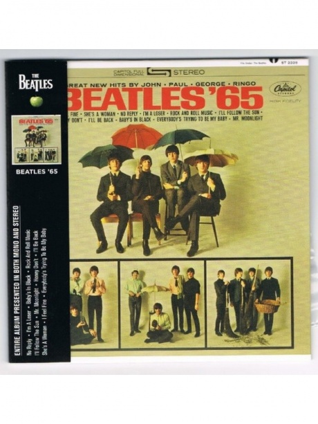 Музыкальный cd (компакт-диск) Beatles ‘65 обложка