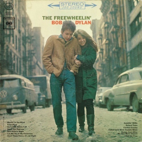 Виниловая пластинка The Freewheelin' Bob Dylan  обложка