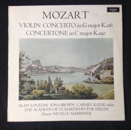 Violin Concerto In G Major K.216 / Concertone In C Major K.190