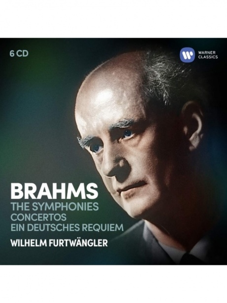 Музыкальный cd (компакт-диск) Brahms: The Symphonies, Ein Deutsches Requiem & Concertos обложка