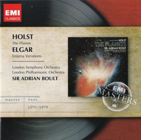 Музыкальный cd (компакт-диск) Holst: The Planets. Elgar: 'Enigma' Variations обложка