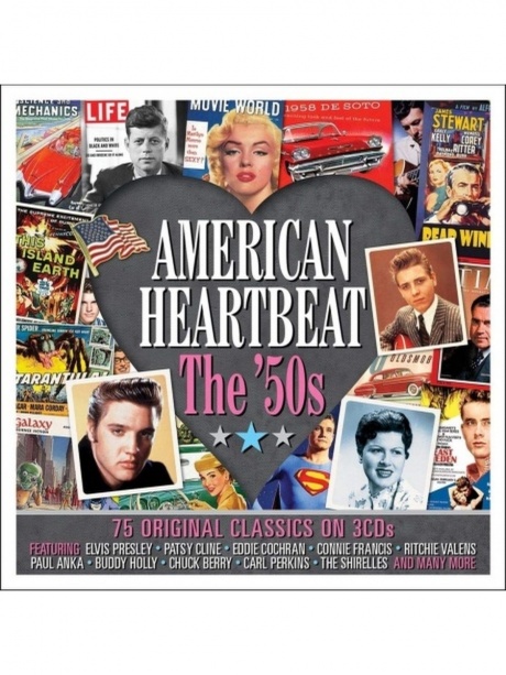 Музыкальный cd (компакт-диск) American Heartbeat  The '50s обложка