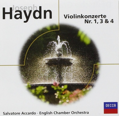 Музыкальный cd (компакт-диск) Haydn: Violinkonzerte 1; 3; 4 обложка