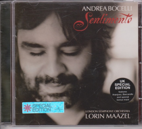 Музыкальный cd (компакт-диск) Sentimento обложка