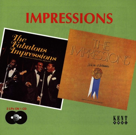 Музыкальный cd (компакт-диск) The Fabulous Impressions / We'Re A Winner обложка