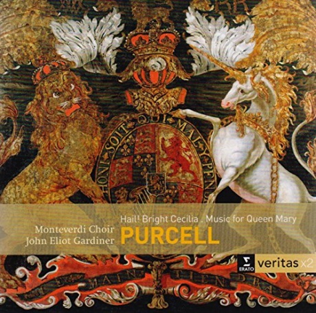 Музыкальный cd (компакт-диск) PURCELL: Hail! Bright Cecilia . Music For Queen Mary обложка