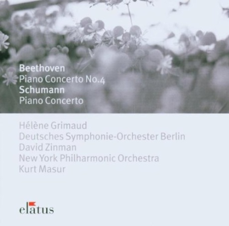 Музыкальный cd (компакт-диск) Schumann / Beethoven: Klavierkonzert 4 / Klavierkonzert A-Moll обложка