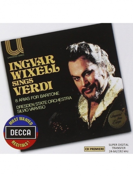 Музыкальный cd (компакт-диск) Ingvar Wixell Sings Verdi обложка