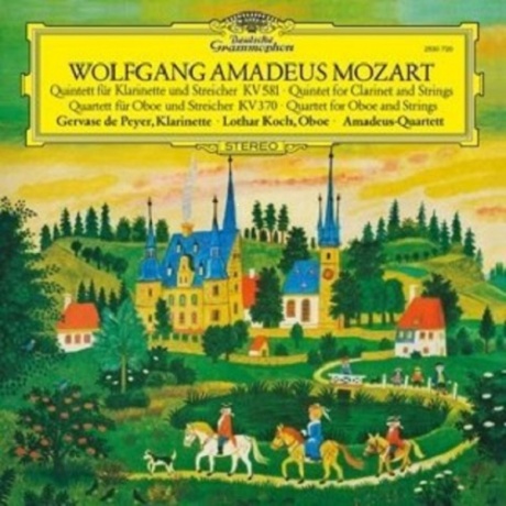 Виниловая пластинка Mozart: Clarinet Quintet In K, K.581; Oboe Quartet In F, K.370  обложка