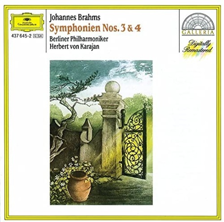 Музыкальный cd (компакт-диск) Brahms: Symphonien Nos. 3 & 4 обложка