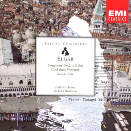 Музыкальный cd (компакт-диск) Elgar: Symphony No.2 In E Flat,  Cockaigne Overture обложка