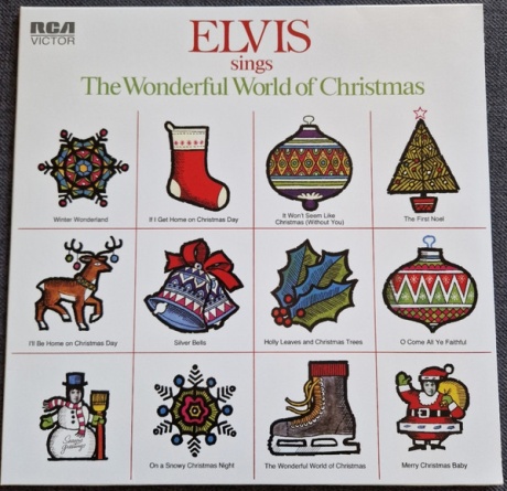 Виниловая пластинка Elvis Sings The Wonderful World Of Christmas  обложка