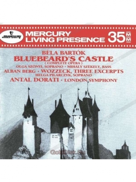 Музыкальный cd (компакт-диск) Bartok: Bluebeard's Castle/ Berg: Wozzeck обложка