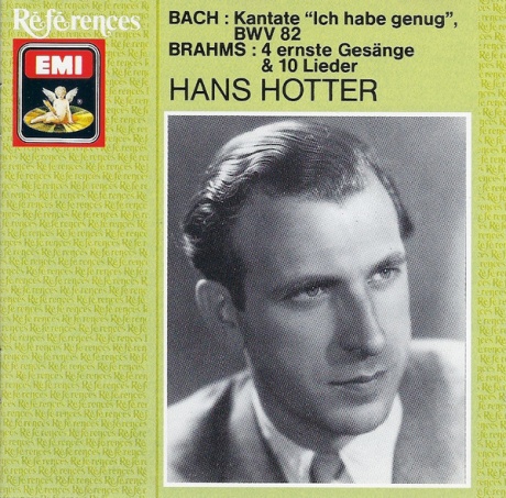 Музыкальный cd (компакт-диск) Sings Bach and Brahms обложка