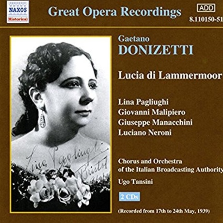 Музыкальный cd (компакт-диск) Donizetti: Lucia Di Lammermoor обложка