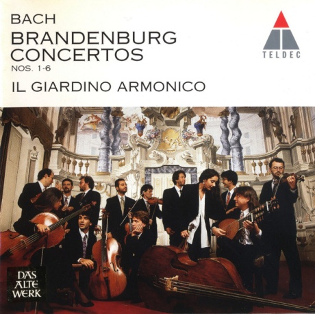 Музыкальный cd (компакт-диск) Brandenburg Concertos Nos. 1 - 6 обложка
