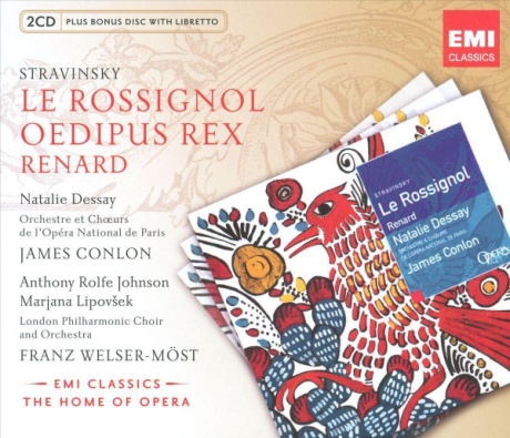 Музыкальный cd (компакт-диск) Le Rossignol / Renard / Oedipus Rex обложка