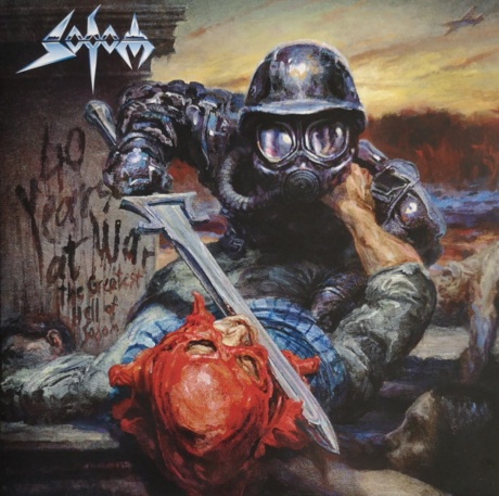 Виниловая пластинка 40 Years At War: The Greatest Hell Of Sodom  обложка