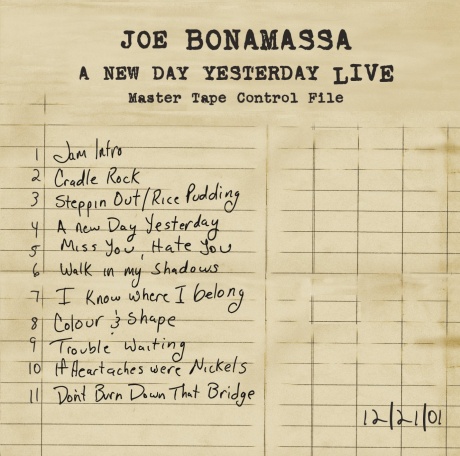 Музыкальный cd (компакт-диск) A New Day Yesterday Live обложка