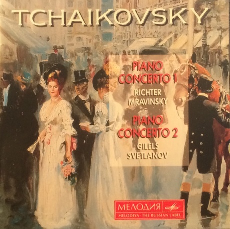 Музыкальный cd (компакт-диск) Tchaikovsky: Piano Concerto 1 - Piano Concerto 2 обложка
