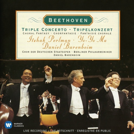 Музыкальный cd (компакт-диск) Beethoven: Triple Concerto, Choral Fantasy обложка