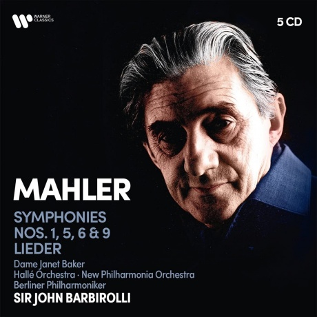 Музыкальный cd (компакт-диск) Mahler: Symphonies Nos. 1, 5, 6, 9 & Lieder обложка