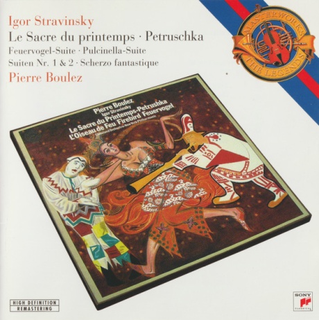 Музыкальный cd (компакт-диск) Stravinsky: Le Sacre Du Printemps - Petruschka обложка