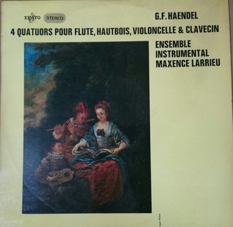 4 Quatuors Pour Flûte, Hautbois, Violoncelle & Clavecin