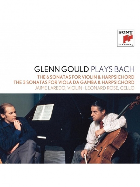 Музыкальный cd (компакт-диск) Glenn Gould plays Bach: Sonaten für Violine und Cembalo BWV 1014-1019, Sonaten für Gambe und Cembalo обложка
