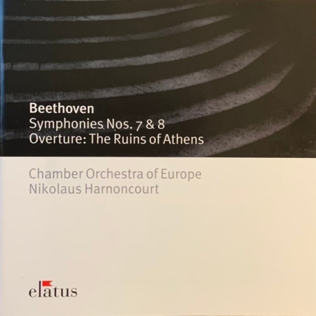 Музыкальный cd (компакт-диск) Beethoven: Symphonies Nos. 7 & 8 - Overture: The Ruins Of Athens обложка