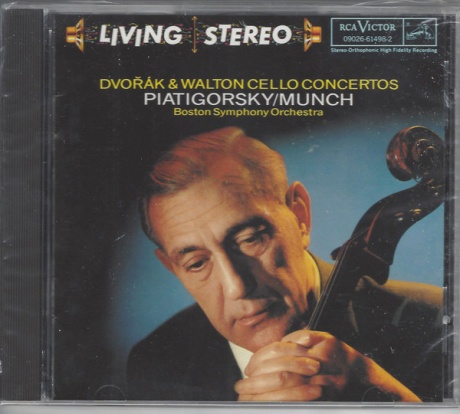 Музыкальный cd (компакт-диск) Piatigorsky Plays Dvorak And Walton обложка