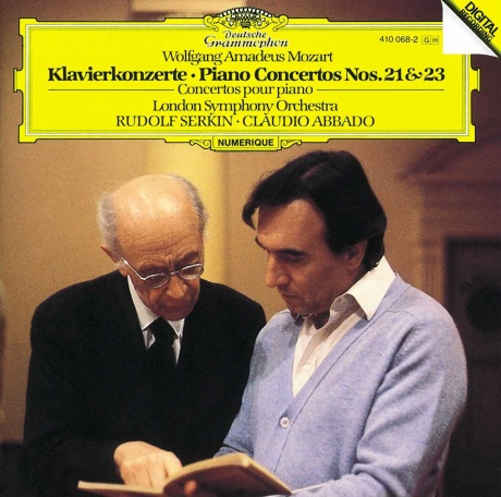 Музыкальный cd (компакт-диск) Mozart: Piano Concertos Nos.21 & 23 обложка